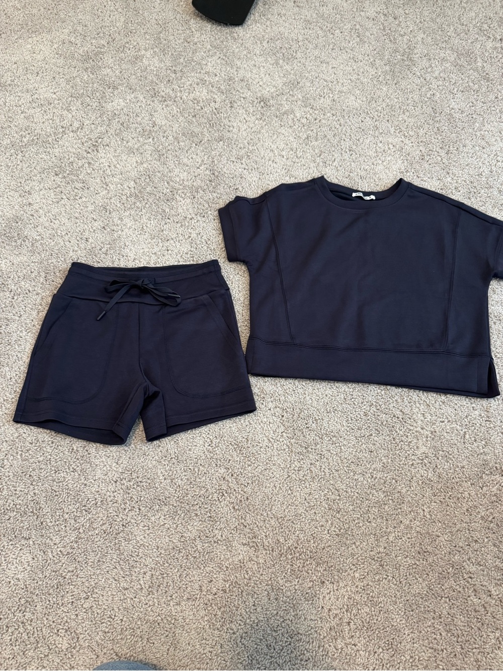 New Mix Navy Blue Drawstring set